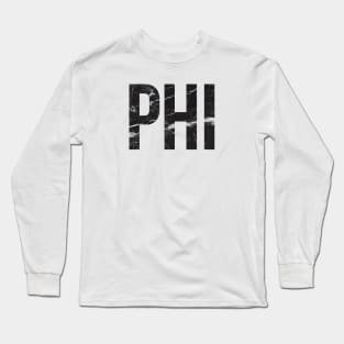 Marble Phi Long Sleeve T-Shirt